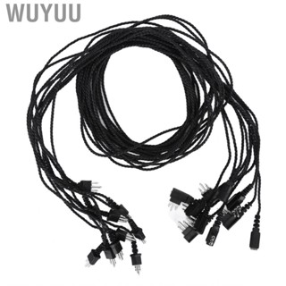 Wuyuu 10 Pcs  Wire Three Core Headphone Twisted Rope Replacement Rec