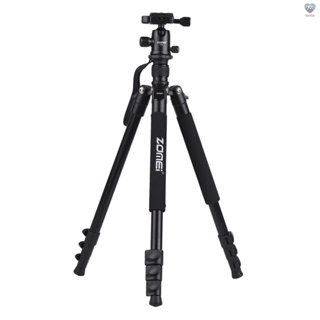 {Titi} ZOMEI Q555 63inch Lightweight Aluminum Alloy Travel Portable Camera Tripod with Ball Head/ Quick Release Plate/ Carry Bag for Canon   DSLR