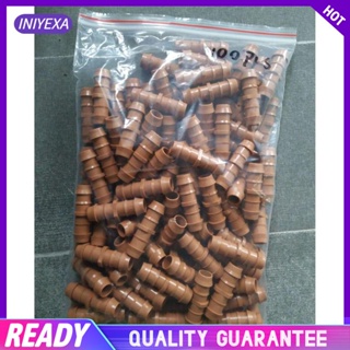 [Iniyexa] อุปกรณ์ท่อเชื่อมต่อระบบน้ําหยด 17 มม. สําหรับรดน้ําในสวน DIY 100 ชิ้น