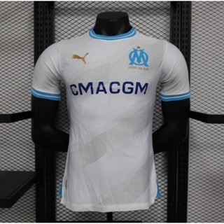 เสื้อกีฬาแขนสั้น ลายทีมฟุตบอล Marseille 23 24 คุณภาพสูง