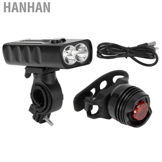 Hanhan Portable USB Charging Dual  Bike Light with 3-Speed Dimming IPX5  Cycling Supply