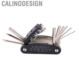 Calinodesign Bicycle Mechanic Fix Tools Set  Labor Saving 16 in 1  Tool Kit Rust Proof for Bikes