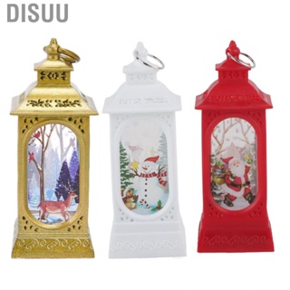 Disuu 5.1 In  Christmas Decorations Lanterns Warm Light Santa Claus Flameless G