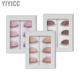 Yiyicc 6Pairs Practice Eyelashes Training Lashes Self Adhesive Eyelash