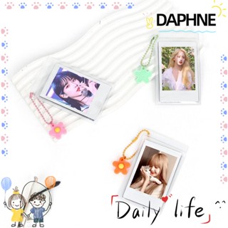 Daphne ซองใส่บัตรรถบัส แบบใส ขนาดเล็ก 3 นิ้ว กันฝุ่น กันน้ํา แบบพกพา 5 ชิ้น