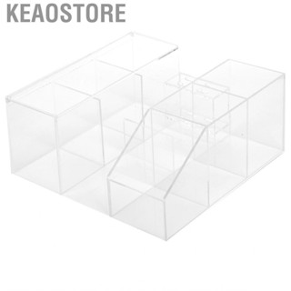 Keaostore Acrylic Eyelash Grafting Tool Storage Box Display Rack Organizer