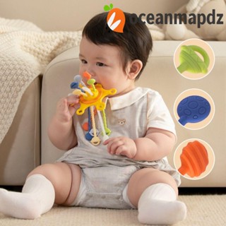 Oceanmapdz 3 in 1 ของเล่นซิลิโคน ฝึกประสาทสัมผัส เสริมพัฒนาการเด็ก