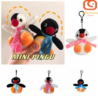 Glenes พวงกุญแจ จี้ตุ๊กตาอนิเมะ Pingu เพนกวิน แบบนิ่ม ใส่สบาย ขนาด 12 ซม. 15 ซม. สําหรับผู้หญิง