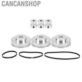 Cancanshop 3Pcs 5mm Bore 20  + 8mm 60 Synchronous Wheel 2GT-200/280/400mm Timing Belt