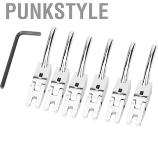 Punkstyle beautiful appearance Bridge String Saddles  Electric Guitar Accessories office Halloween gifts Christmas for home school Easter