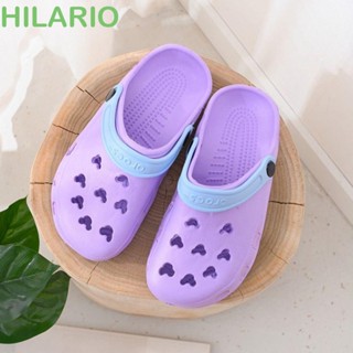 Hilario Crocs รองเท้าแตะ EVA พื้นนิ่ม กันลื่น ลายหัวมิกกี้เมาส์ สําหรับผู้หญิง