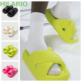 Hilario รองเท้าแตะ พื้นนิ่ม หนา กันลื่น สีแคนดี้ สําหรับผู้หญิง ใส่ในบ้าน อาบน้ํา