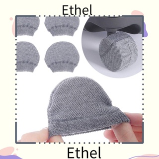 Ethel1 ปลอกหุ้มล้อกระเป๋าเดินทาง กันลื่น กันสึกหรอ ลดเสียงรบกวน แบบพกพา 4 ชิ้น