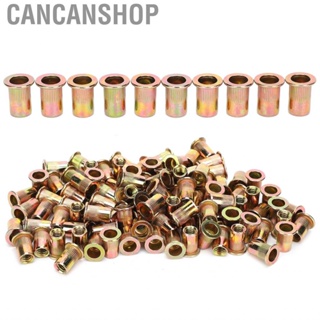 Cancanshop Blind Rivet Nut Thread Simple Zinc Carbon Steel Inserts Practical for  Tools Supplies