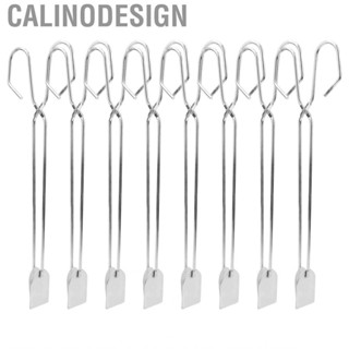 Calinodesign 8pcs Stainless Steel Kitchen Tongs  Portable BBQ  Tweezer Mini C