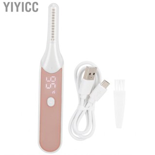 Yiyicc Electric Heated Eyelash Curler Long‑lasting Digital Display Lashes Curl