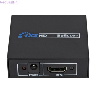 Quentin โปรเจคเตอร์ Full HD HDMI 1 เป็น 2 แยก 3D เข้า 1 ออก 2 ติดตั้งง่าย 1080P HDMI มาตรฐาน STB PC