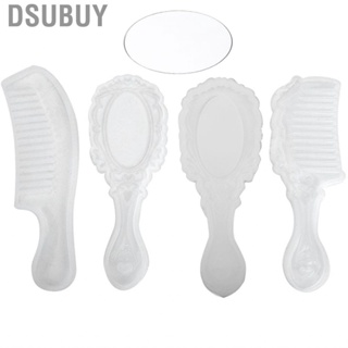 Dsubuy Silicone Comb Mirror Mold For DIY Hair Craft Making Reusable SS