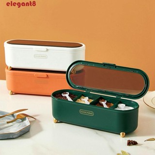 Elegant กล่องเครื่องเทศ เกลือ พริกไทย น้ําตาล 4 Tbsp 4 ช่อง 1 ชิ้น