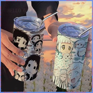 [Anime 🥤Limited 🥤Water Cup] Bungou Stray Dog Nakajima Atsushi กระติกน้ําร้อนสเตนเลส พร้อมหลอดดูด แบบพกพา คุณภาพสูง สําหรับผู้หญิง