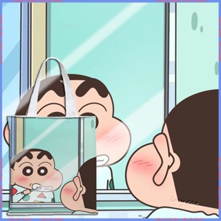 [สินค้าแอนิเมชั่นจํานวนจํากัด] [กระเป๋าผ้าแคนวาส ลายการ์ตูนชินจังชินจัง] กระเป๋าถือ กระเป๋านักเรียน จุของได้เยอะ ลายการ์ตูนอนิเมะน่ารัก อินเทรนด์ สําหรับผู้ชาย และผู้หญิง