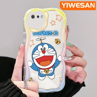 เคสโทรศัพท์มือถือ ซิลิโคนนุ่ม ใส กันกระแทก ลายการ์ตูนโดราเอมอนน่ารัก สําหรับ Realme C2 C2S OPPO A1K