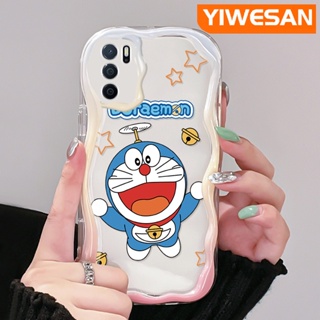 เคสโทรศัพท์ ซิลิโคนนิ่ม ใส กันกระแทก ลายการ์ตูนโดราเอมอนน่ารัก สําหรับ OPPO A16 A16s A54s A54 A55