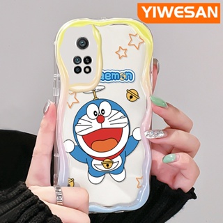 เคสโทรศัพท์มือถือ ซิลิโคนนิ่ม ใส กันกระแทก ลายการ์ตูนโดราเอมอนน่ารัก สําหรับ Xiaomi 10T Pro Poco F3 Poco F4 Redmi K50 K40 Pro K40s