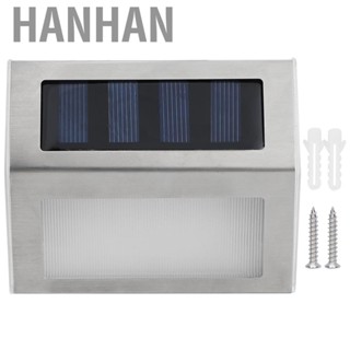 Hanhan Solar Step Lights Outdoor Stair   Wall Lamp For Stairway HG