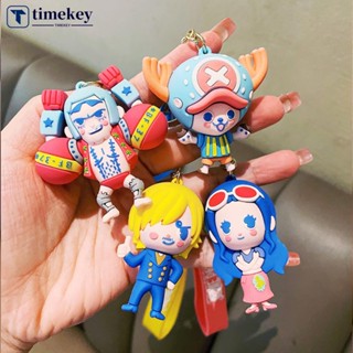 Timekey พวงกุญแจ จี้ฟิกเกอร์การ์ตูนอนิเมะน่ารัก เหมาะกับของขวัญวันเกิด สําหรับห้อยกระเป๋าเป้สะพายหลัง รถยนต์ ผู้หญิง และผู้ชาย H6V8