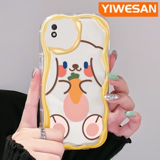 เคสโทรศัพท์มือถือแบบนิ่ม ใส กันกระแทก ลายการ์ตูนกระต่ายหน้ายิ้มน่ารัก สําหรับ Xiaomi Redmi 9C NFC Redmi 9A 9i A1 A2 POCO C31