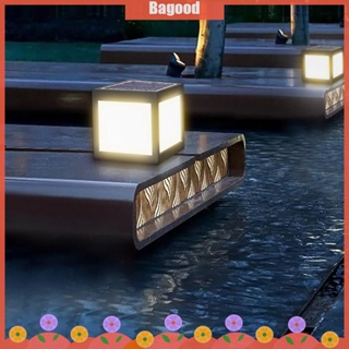 ♪Bagood♪พร้อมส่ง โคมไฟ Led 12 ดวง พลังงานแสงอาทิตย์ กันน้ํา สําหรับติดตกแต่งผนังบ้าน ลานบ้าน