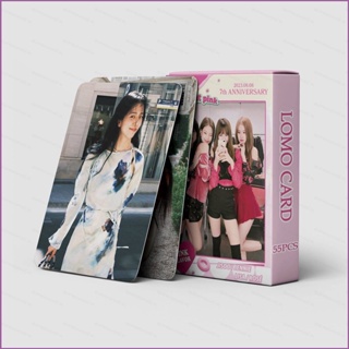 Sq2 โปสการ์ดรูปภาพ BlackPink the seventh anniversary JENNIE LISA ROSR JISOO LOMO 55 ชิ้น ต่อชุด