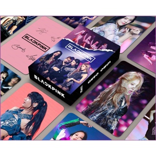 Sq2 โปสการ์ดรูปภาพ BlackPink the seventh anniversary JENNIE LISA ROSR JISOO LOMO 55 ชิ้น ต่อชุด