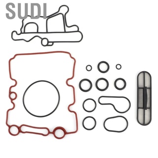 Sudi Oil Cooler Gasket Kit  Rubber Engine Cover Automotive Replacement Sets 3C3Z‑6619‑CA Fit for 2003‑2010 6.0L Diesel