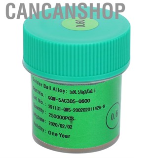 Cancanshop BGA LeadFree Solder Ball Tin Balls 25W for PCB Board Rework Reballing Accessories 0.6MM