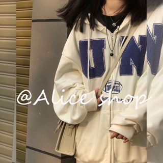 Alice  เสื้อผ้าผู้ญิง แขนยาว เสื้อฮู้ด คลุมหญิง สไตล์เกาหลี แฟชั่น  สวย สไตล์เกาหลี Comfortable คุณภาพสูง A28J109 36Z230909