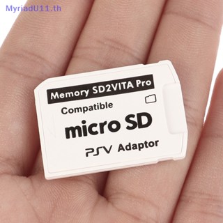 Myriadu Version การ์ดหน่วยความจํา 6.0 SD2VITA สําหรับการ์ดเกม PSVita PSV 1000 2000 ระบบ 3.60 SD Micro Card