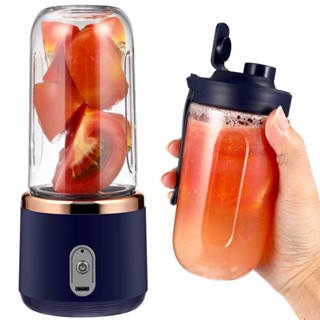 Electric Juice Maker Portable Mini Fruit Mixer Smoothie Blender Bottle + 2 Cups