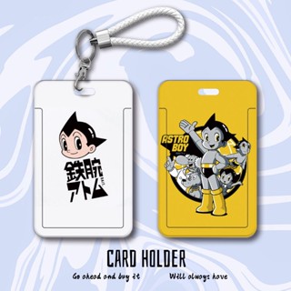 ชุดกระเป๋าใส่บัตรประจําตัวประชาชน ลายการ์ตูนอนิเมะ Astro Boy สําหรับนักเรียน