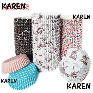 Karen ถ้วยกระดาษ สําหรับทําคัพเค้ก มัฟฟิน เบเกอรี่ 200 ชิ้น