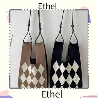 Ethel1 กระเป๋าถือถัก แฮนด์เมด สําหรับเด็กผู้หญิง