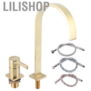 Lilishop Faucet Single Handle Brass Water Tap Basin Bathroom Sink Supplies For Kitchen