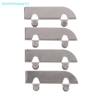 Gentlehappy แคลมป์ล้อเลื่อนกระจก แบบเหล็ก 5 มม. 4 ชิ้น