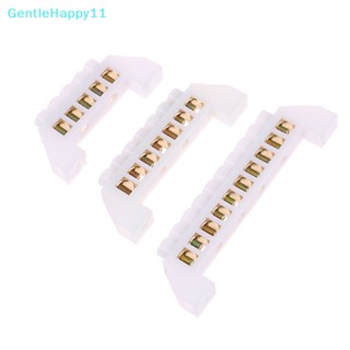 Gentlehappy บล็อกเชื่อมต่อสายไฟ ทองแดง ทองเหลือง 5P 7P 10P 1 ชิ้น