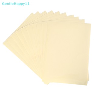 Gentlehappy ฟิล์มใส มีกาวในตัว ขนาด a4 สําหรับเครื่องพิมพ์ 10 ชิ้น