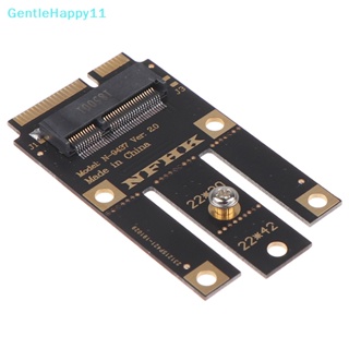 Gentlehappy อะแดปเตอร์การ์ดบลูทูธไร้สาย m.2 NGFF เป็น mini pci-e (pcie+usb) สําหรับ m.2