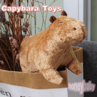 Simulation Capybara Toys ตุ๊กตาสัตว์คาปิบาราจําลอง น่ารัก ของขวัญวันเกิด ของเล่นสําหรับเด็ก