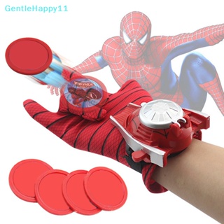 Gentlehappy ใหม่ ชุดถุงมือคอสเพลย์ Spiderman พลาสติก ของเล่นตลก