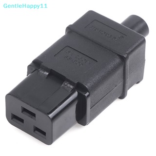 Gentlehappy อุปกรณ์เชื่อมต่อสายไฟ UPS IEC320 C19 AC